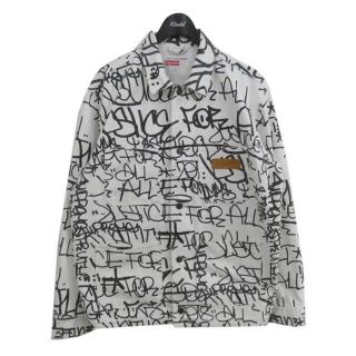 Supreme Cotton Painted Canvas Chore Coat