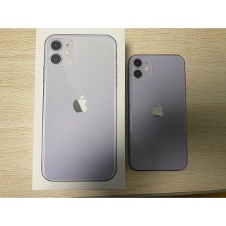 アップル(Apple)のiPhone11 64GB パープル(スマートフォン本体)