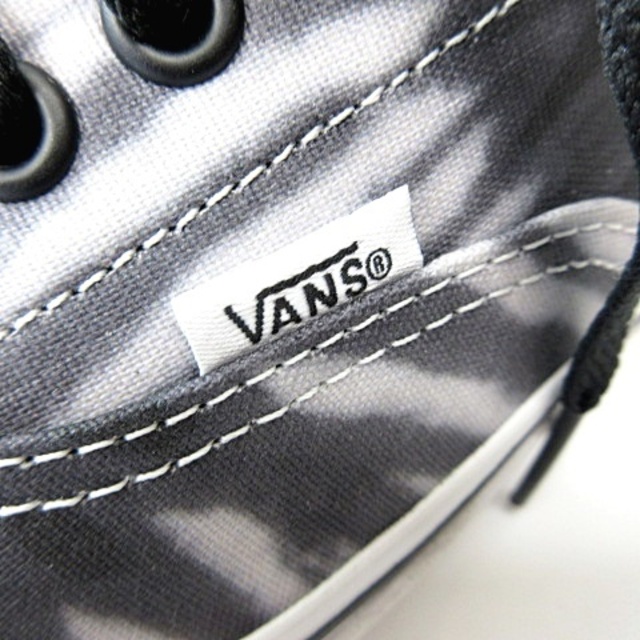 バンズ VANS エラ ローカット スニーカー タイダイ ブラック グレー