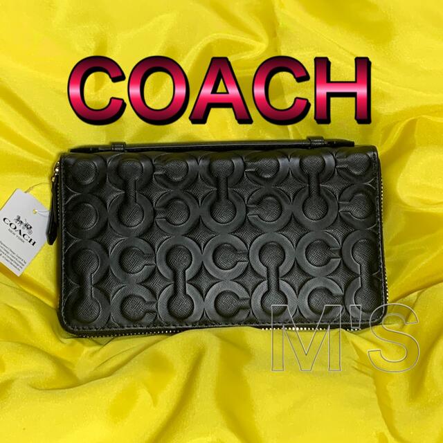 COACH(コーチ)の【スーパーSALE】コーチ ダブルジップ トラべルオーガナイザー  メンズのバッグ(セカンドバッグ/クラッチバッグ)の商品写真