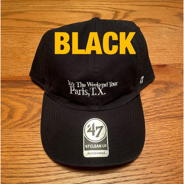 The WEEKEND Tour Cap BLACK パリテキサス