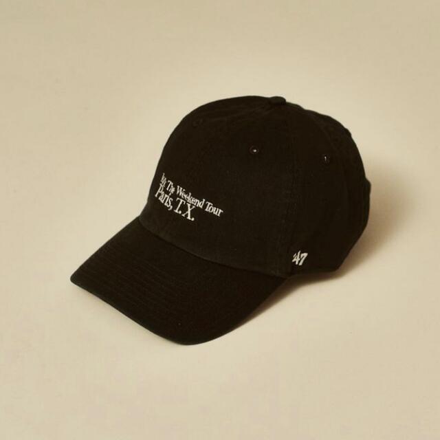 COMOLI - The WEEKEND Tour Cap BLACK パリテキサスの通販 by