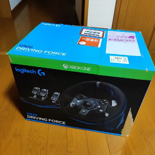 Logitech G Driving Force G920+シフター エンタメ/ホビーのゲームソフト/ゲーム機本体(その他)の商品写真