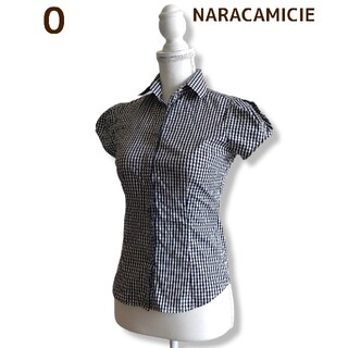 ナラカミーチェ(NARACAMICIE)のNARACAMICIE チェック柄半袖シャツ 0(シャツ/ブラウス(半袖/袖なし))