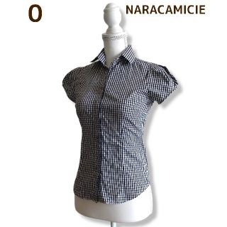 ナラカミーチェ(NARACAMICIE)のNARACAMICIE チェック柄半袖シャツ 0(シャツ/ブラウス(半袖/袖なし))