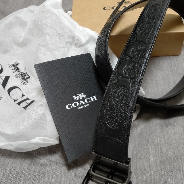 COACH(コーチ)の本日のみセール❗️新品COACHメンズベルト メンズのファッション小物(ベルト)の商品写真