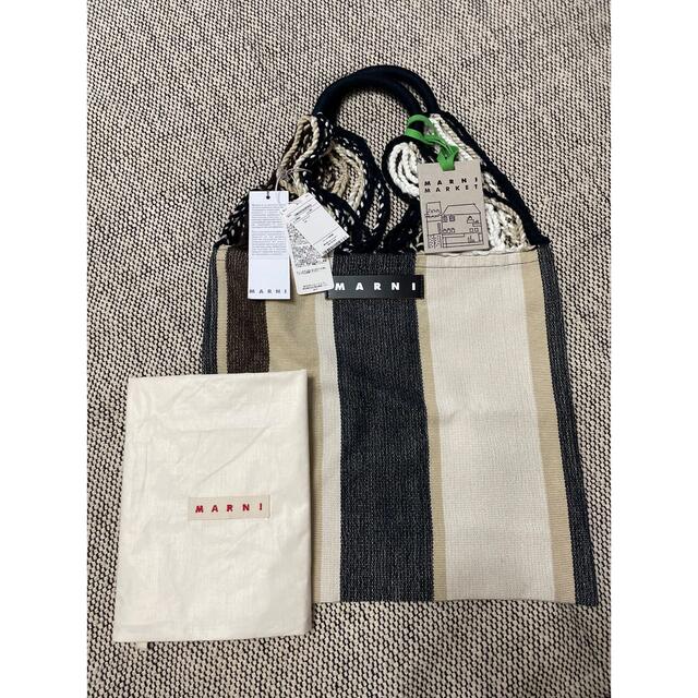 MARNI MARKET マルニ ハンモックバッグ　アイボリーブルー 1