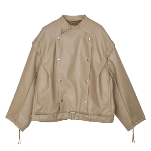 Ameri VINTAGE(アメリヴィンテージ)の【prk_1011様専用】RETRO FAKE LEATHER JACKET メンズのジャケット/アウター(レザージャケット)の商品写真