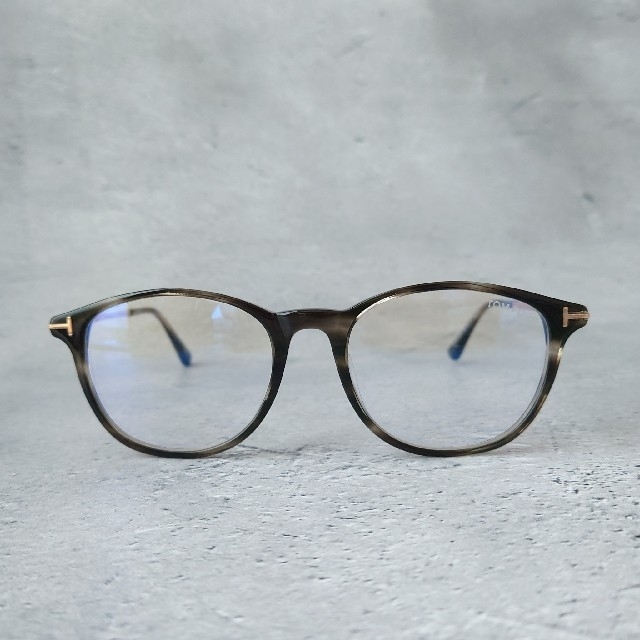 クロス TOM FORD - メガネ トムフォード グレー べっ甲柄 アジアン