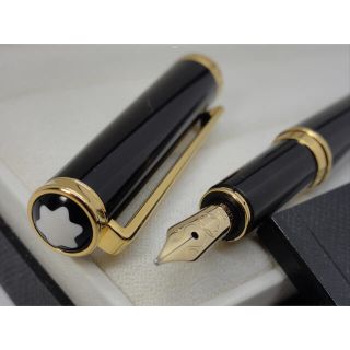 モンブラン(MONTBLANC)の未使用に近いオブリュージユNo15130金装飾★美しいペン先彫金逸品★モンブラン(ペン/マーカー)