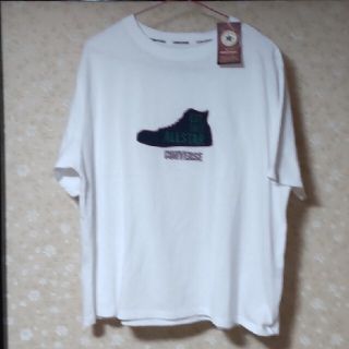 コンバース(CONVERSE)の新品コンバース白Tシャツ(Tシャツ(半袖/袖なし))