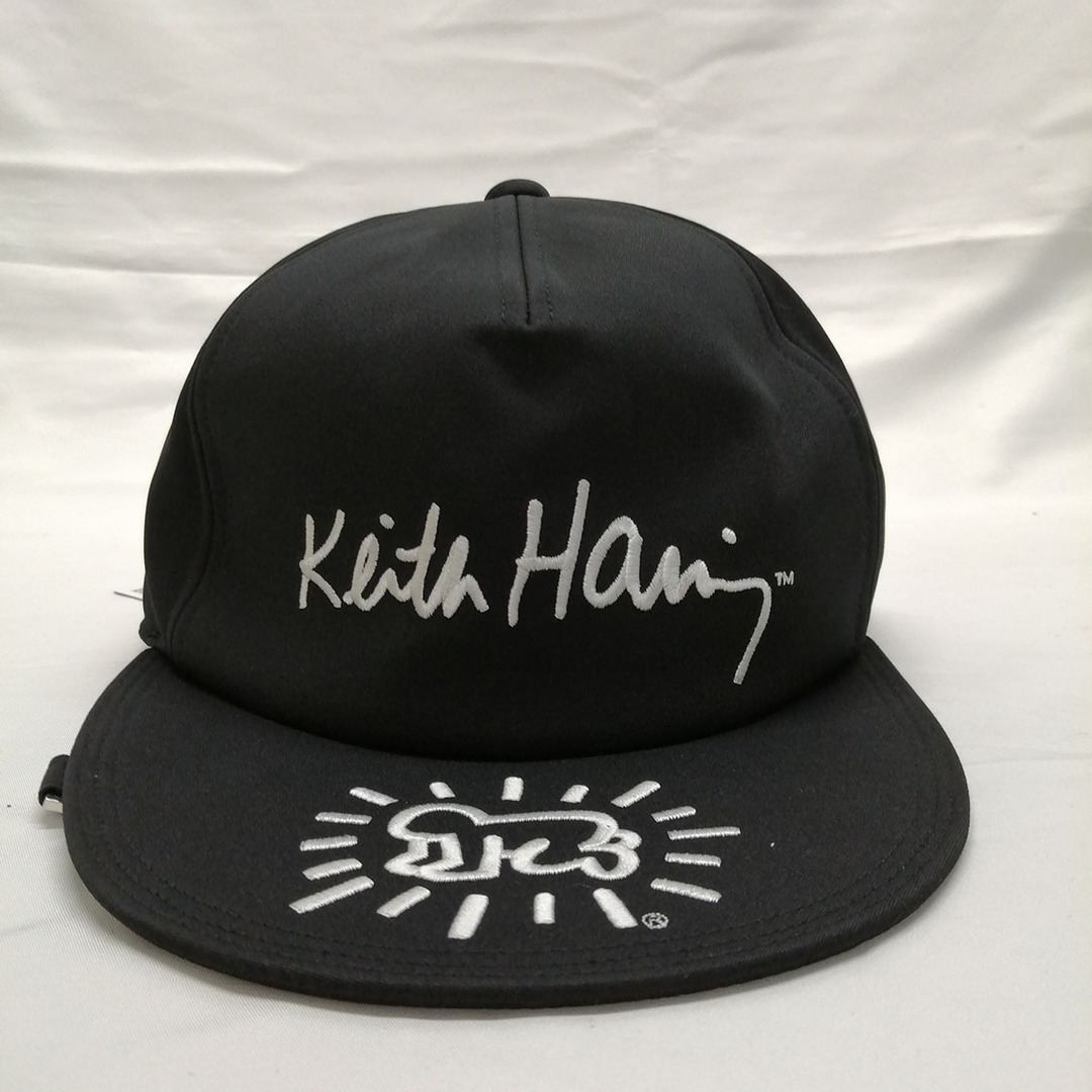 【未使用】mastermind JAPAN×Keith Haring マスターマインド×キースヘリング ロゴスカル刺繍 帽子 キャップ 997-9282001 レディースのファッション小物(ハンカチ)の商品写真