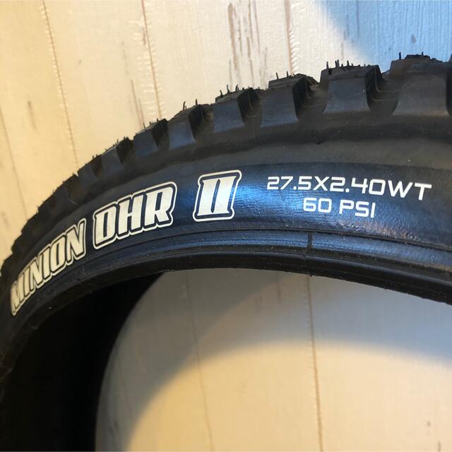 《2本セット》MAXXIS MINION DHR Ⅱ タイヤ　27.5×2.4  スポーツ/アウトドアの自転車(パーツ)の商品写真