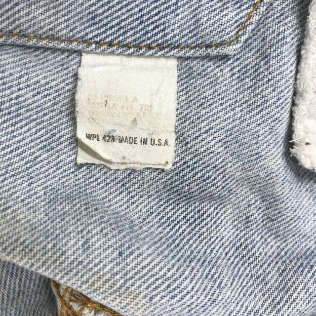 【Levis】80's WPL 423 USA製 ヴィンテージデニムジャケット