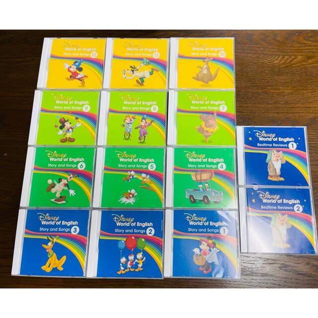 ストーリー 美品ディズニー英語 ブック、ストーリー&ソング ベッド
