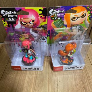 ニンテンドウ(任天堂)のスプラトゥーン　amiibo ネオンピンク　ガール　セット(ゲームキャラクター)