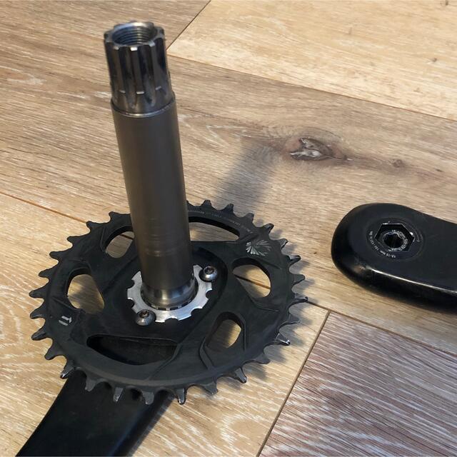 SRAM TRUVATIV 疑わしい XO GXP カーボンクランク SRAM TRUVATIV 疑わしい XO GXP カーボンクランク