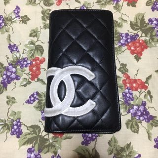 シャネル(CHANEL)のシャネル財布 カンボンライン 2つ折り(財布)