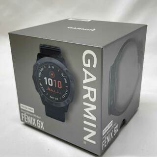ガーミン(GARMIN)のガーミン fenix 6X Pro フェニックス6Xプロ Dual Power Ti Black 010-02157-53 ユニセックス GARMIN 太陽電池式(腕時計)