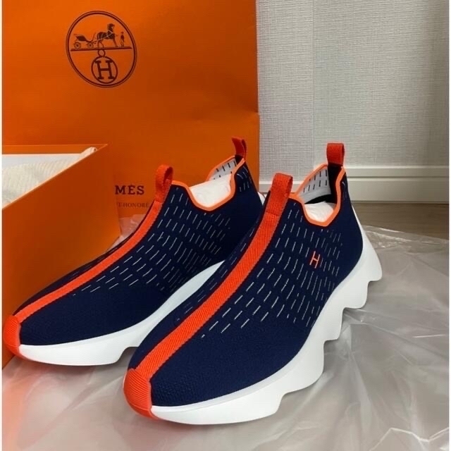 新品 エルメスHERMES スニーカー 《フリー》38.5 - 靴