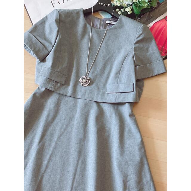 極美品!FOXEY セットアップ風ワンピース 入学、卒業式40 Rene