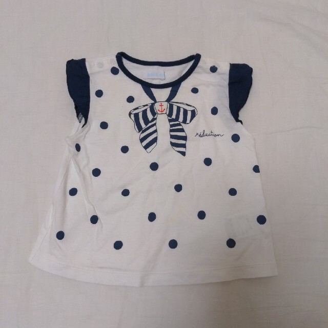 BeBe(ベベ)のbebe ノースリーブシャツ　S キッズ/ベビー/マタニティのベビー服(~85cm)(Ｔシャツ)の商品写真