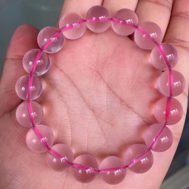 ⭐︎【天然】スター ローズクォーツ ブレスレット 11.5mm-