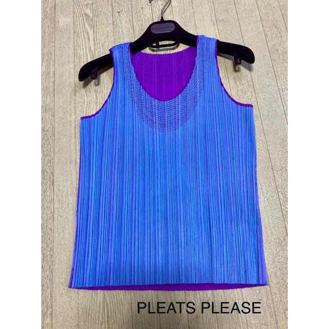 ISSEY MIYAKE PLEATS PLEAS ノースリーブ