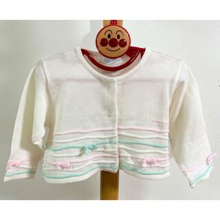 クレージュ(Courreges)のクレージュ　80cm リボン付きカーディガン(カーディガン/ボレロ)