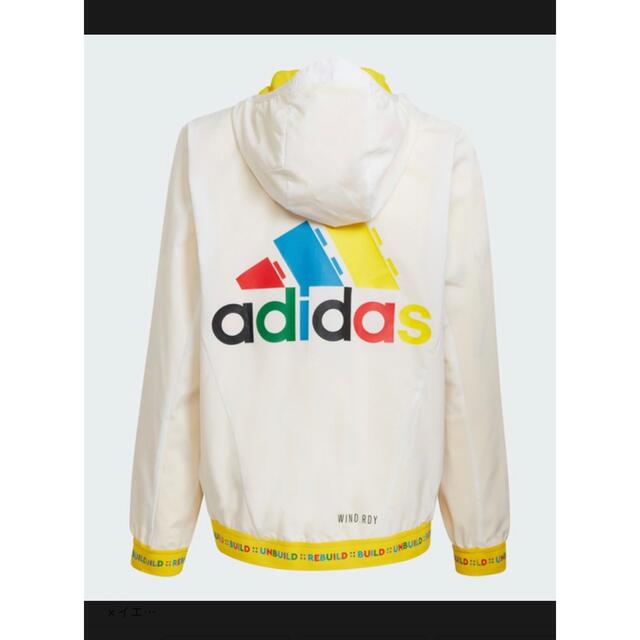 adidas(アディダス)の ⚫︎adidas × LEGO ウインドブレーカー / アディダス キッズ/ベビー/マタニティのキッズ服男の子用(90cm~)(ジャケット/上着)の商品写真