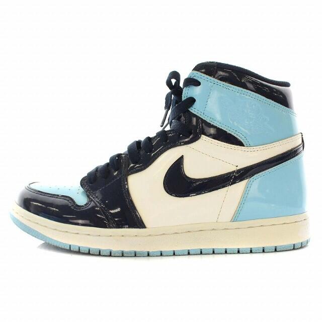 NIKE Air Jordan 1 High UNC Patent Leathe