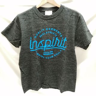 INSPIRIT インスプリット ロゴ Tシャツ 半袖シャツ S ブラック 格闘技(格闘技/プロレス)