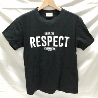 INSPIRIT インスプリット ロゴ Tシャツ 半袖シャツ S ブラック 格闘技(格闘技/プロレス)