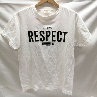 INSPIRIT インスプリット ロゴ Tシャツ 半袖シャツ S ホワイト 格闘技(格闘技/プロレス)