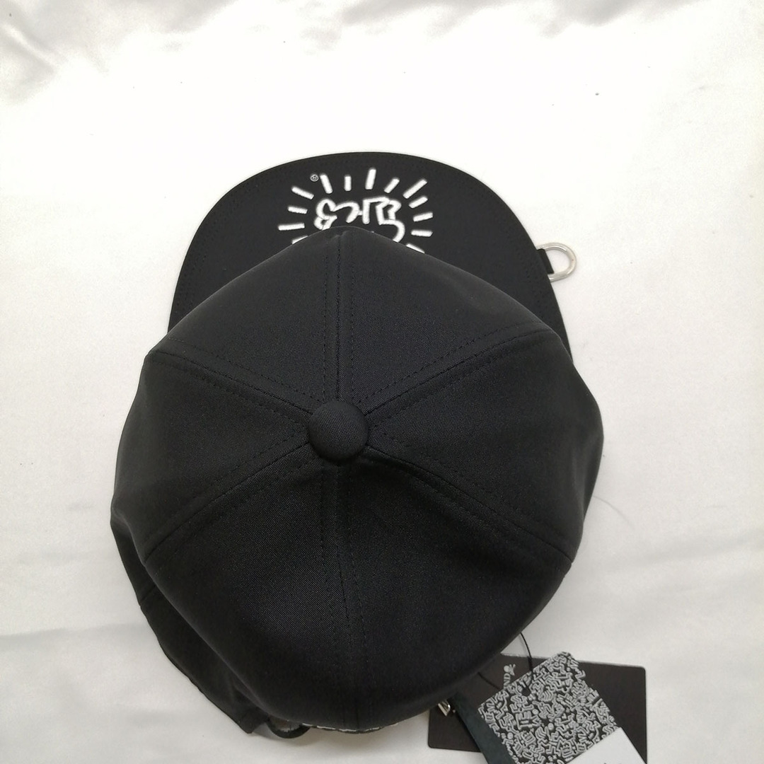 【未使用】mastermind JAPAN×Keith Haring マスターマインド×キースヘリング ロゴスカル刺繍 帽子 キャップ 997-9282001 レディースのファッション小物(ハンカチ)の商品写真