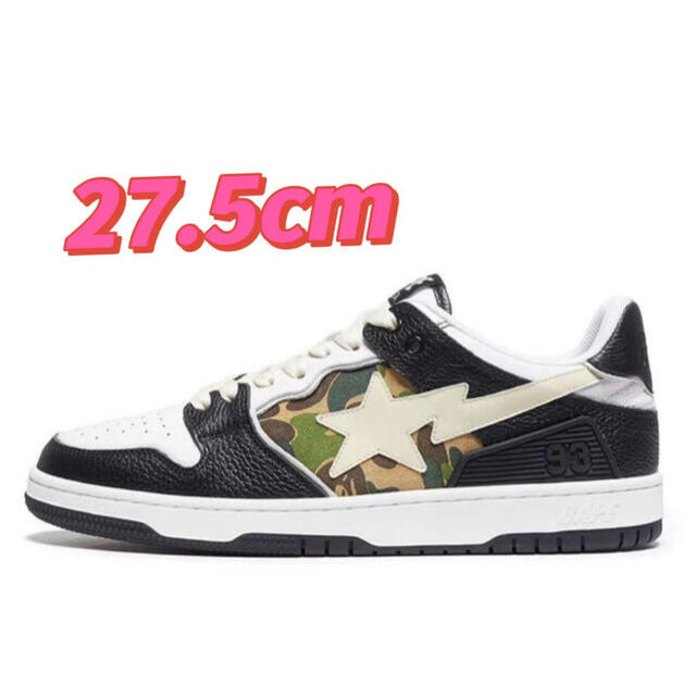 スニーカーBAPE SK8 STA ABC CAMO BLACK