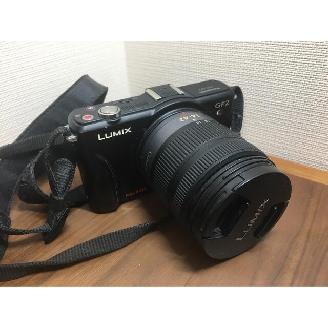 Panasonic(パナソニック)のPanasonic Lumix GF2 スマホ/家電/カメラのカメラ(ミラーレス一眼)の商品写真