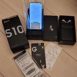 エヌティティドコモ(NTTdocomo)の【qp_qpさん専用】docomo Galaxy S10 SC-03L 白(スマートフォン本体)