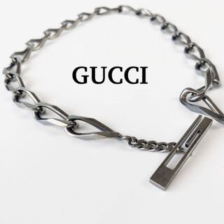 グッチ(Gucci)のGUCCI グッチ　銀　ネックレス Ｇロゴ シルバー925 チェーン 　極太(ネックレス)