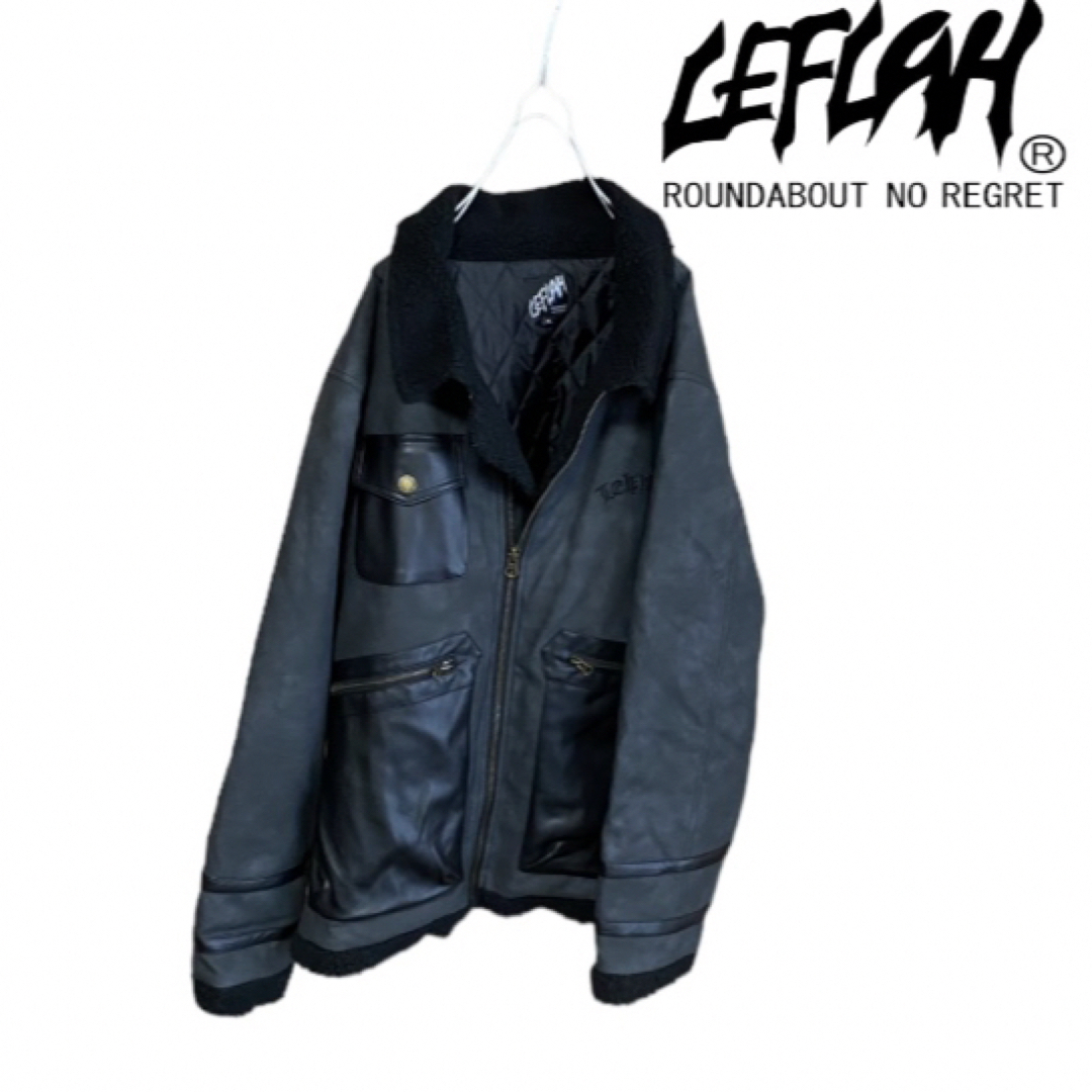 WANIMA【leflah】シンセティックレザージャケット