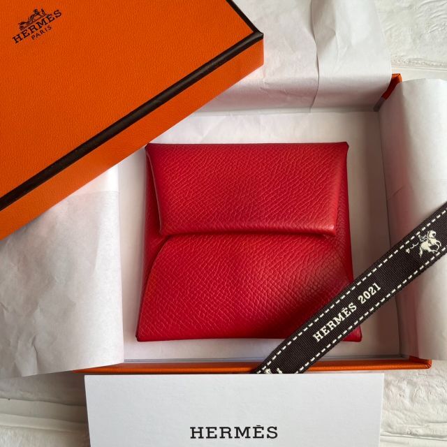 Hermes コインケース　レッド