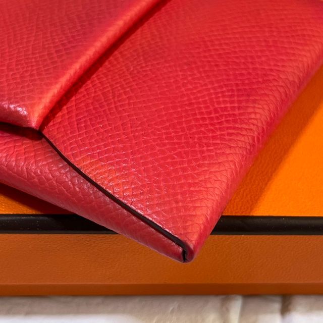 Hermes コインケース　レッド