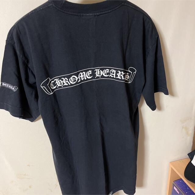 CHROME  HEARTS スクロールラベル　tシャツ ホースシュー　L 黒