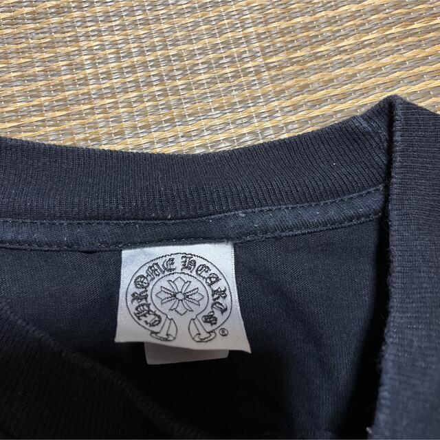 CHROME  HEARTS スクロールラベル　tシャツ ホースシュー　L 黒