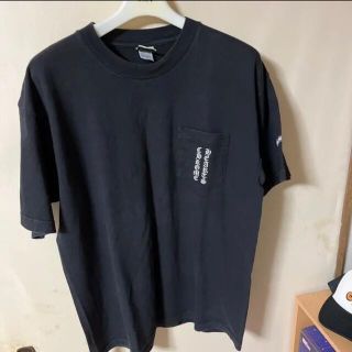 クロムハーツ(Chrome Hearts)のCHROME  HEARTS スクロールラベル　tシャツ ホースシュー　L 黒(Tシャツ/カットソー(半袖/袖なし))