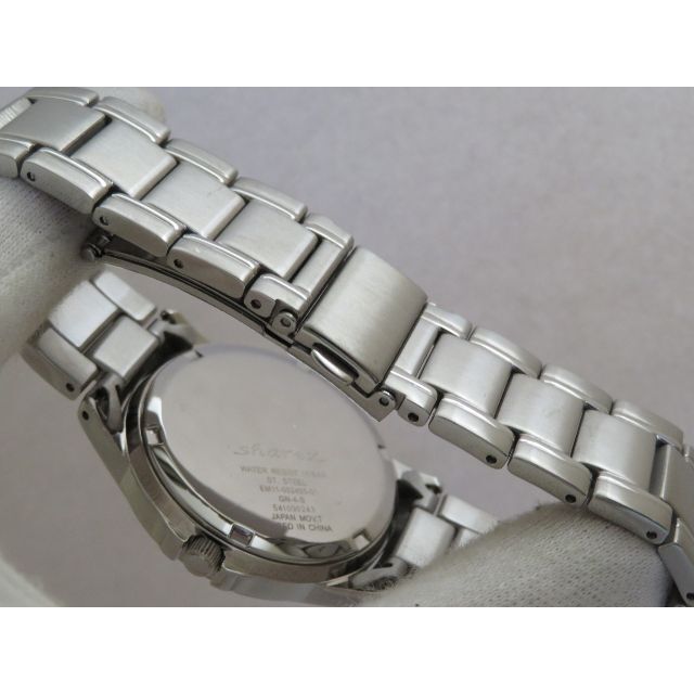CITIZEN(シチズン)のCITIZEN Sharex ソーラー腕時計 デイト 黒文字盤  メンズの時計(腕時計(アナログ))の商品写真