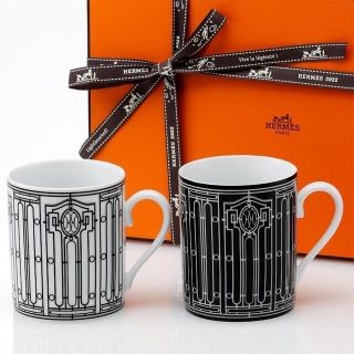 エルメス(Hermes)のHERMES  Hデコ マグカップ2個セット(食器)