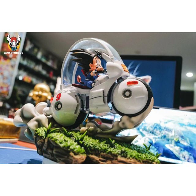 ドラゴンボール 孫悟空 バイク ガレージキット 塗装済み完成品 ドラゴンボール 孫悟空 バイク ガレージキット 塗装済み完成品