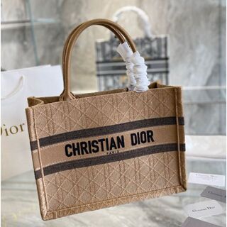クリスチャンディオール(Christian Dior)の(*DlOR*)刺繡*　カナージュ   ブックトートバッグ(バッグ)