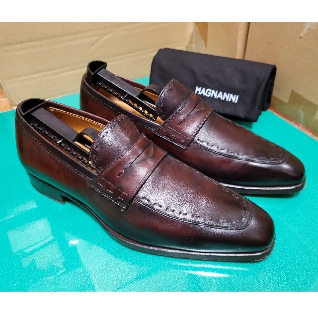 マグナーニ MAGNANNI ローファー ダークブラウン 39 種類豊富な品揃え ...